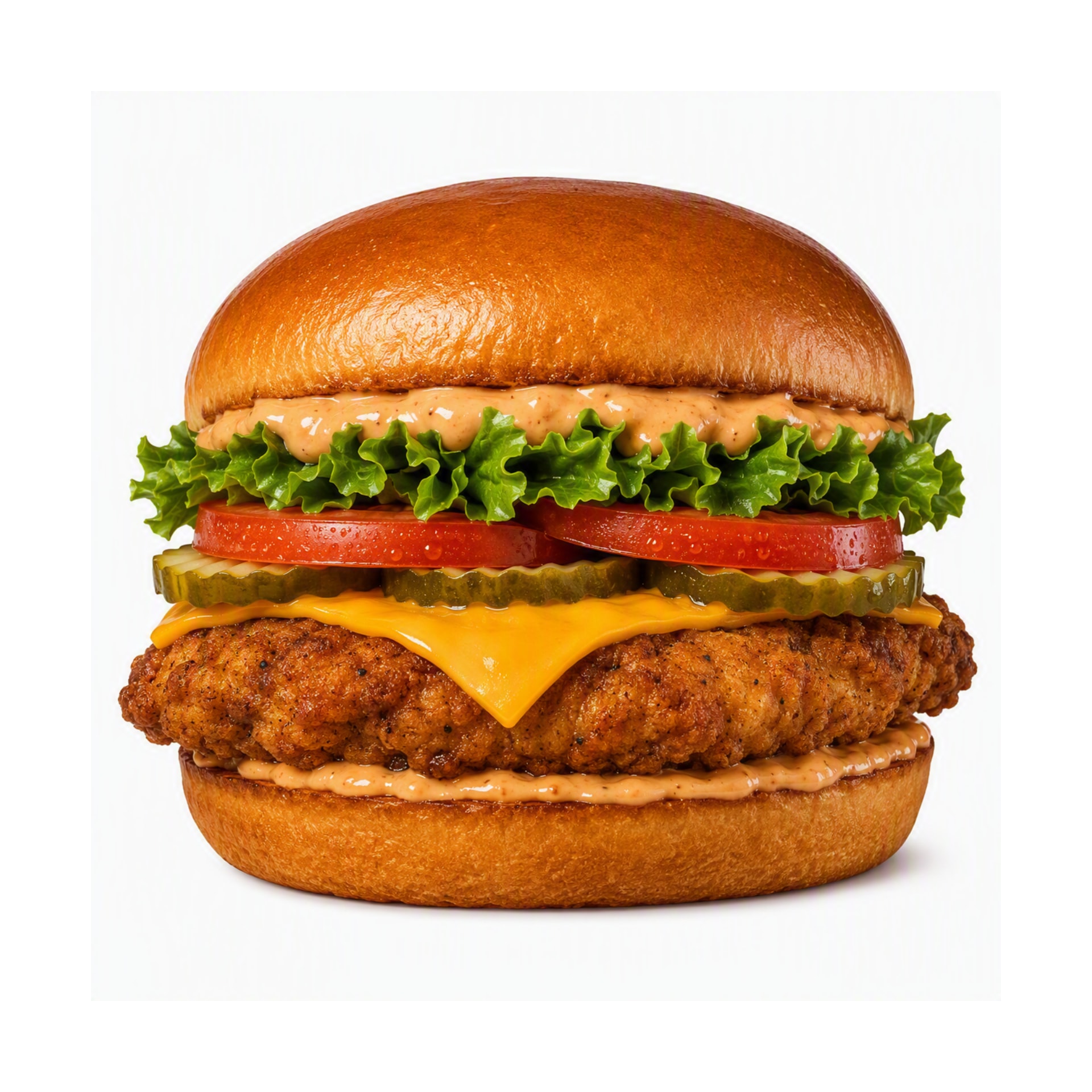 Crispy chicken sandwich